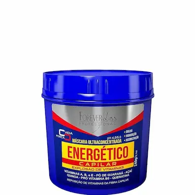 FOREVER LISS ENERGéTICO MáSCARA CAPILAR EXPLOSãO DE VITAMINAS 240G