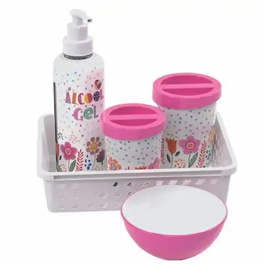 KIT HIGIENE DECORADO PLASUTIL Floral