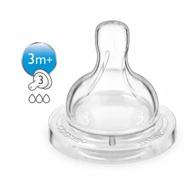 BICO DE MAMADEIRA CLáSSICA ANTI-COLIC N.03 C/2 PHILIPS AVENT