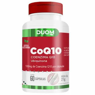 COENZIMA Q10 UNIQUINONA 100MG CAPSULA VEGETARIANA 60 CAPSULAS - DUOM
