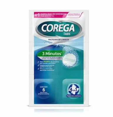 COREGA TABS LIMP 3MIN 1 CARTELA COM 6 CPR