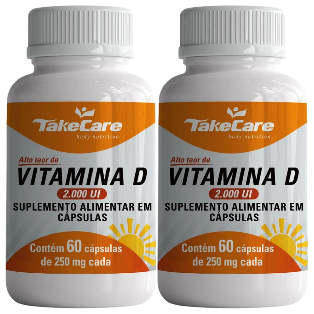 COMBO 2 VITAMINA D3 COLECALCIFEROL 2000UI 60 CAPS CADA TOTAL 120 CAPSULAS - TAKE CARE