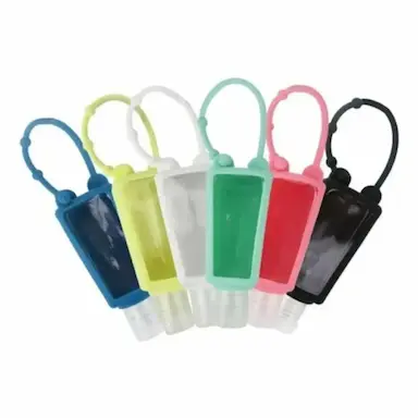 FRASCO PARA ÁLCOOL GEL CAPA SILICONE CHAVEIRO PORTA ÁLCOOL GEL FRASQUINHO PARA ÁLCOOL GEL SABONETE CREME Verde