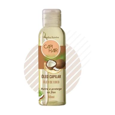 ÓLEO DE COCO PARA NUTRIçãO INTENSIVA HIDRATA PROFUNDAMENTE CAPI HAIR ABELHA RAINHA