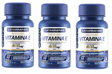 KIT 3UNI VITAMINA E 400 MG 30 CPS - CATARINENSE