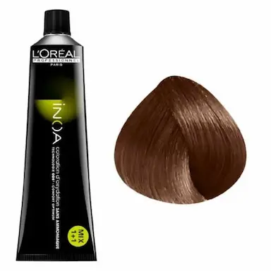 COLORAçãO LOREAL  INOA 6.34 LOURO ESCURO DOURADO ACOBREADO 60G