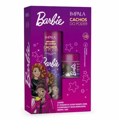 KIT ATIVADOR DE CACHOS BARBIE 250 ML + GELEIA MODELADORA