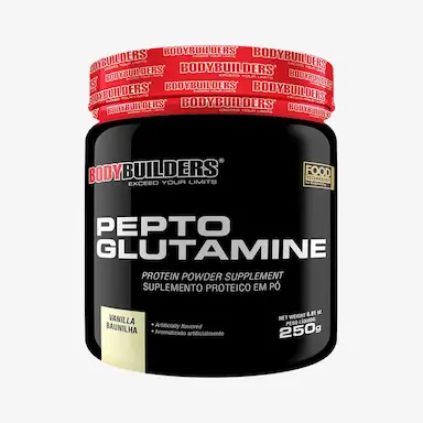 PEPTO GLUTAMINE BODYBUILDERS BAUNILHA 250G