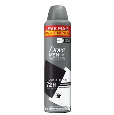 DESODORANTE ANTITRANSPIRANTE AEROSOL INVISIBLE DRY 250ML DOVE MEN CARE