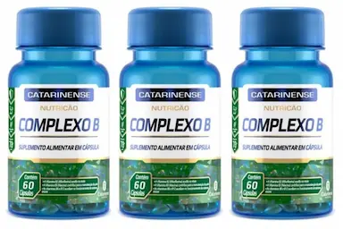 KIT 3UNI COMPLEXO B (3X 60 CáPS) - CATARINENSE