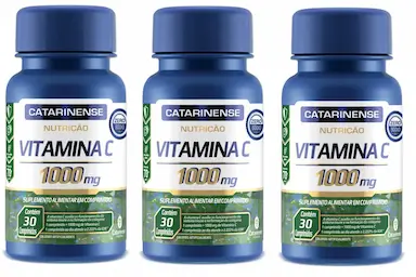 KIT 3UNI VITAMINA C [1000MG] 30 CPR - CATARINENSE