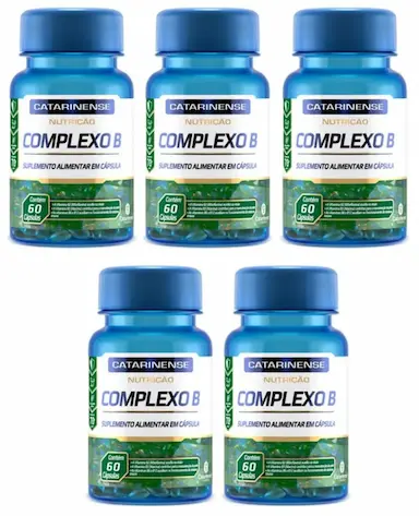 KIT 5UNI COMPLEXO B (5X 60 CáPS) - CATARINENSE