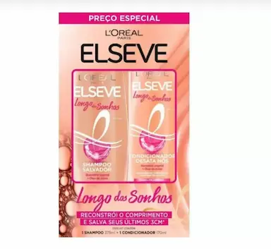 KIT ELSEVE LONGO SONHOS SH 375ML + COND 170ML