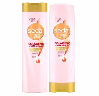 KIT TRATAMENTO SEDA BY NIINA SECRETS COLáGENO + VITAMINA C (2 PRODUTOS)