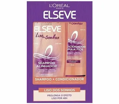 KIT ELSEVE LISO SONHOS SH 375ML + COND 170ML