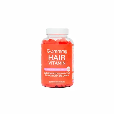 Gummmy Hair Melancia Dos Sonhos - Vitamina Pastilha de Goma 60 Unidades
