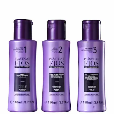 Kit Cadiveu Professional Plástica dos Fios Trio - Shampoo + Selagem Térmica + Máscara 110ml
