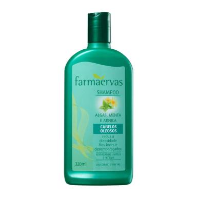 Farmaervas Algas, Menta e Arnica - Shampoo 320ml