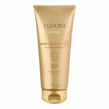 EUDORA LA PIEL ÂMBAR DOURADO - SABONETE LíQUIDO CORPORAL 200ML