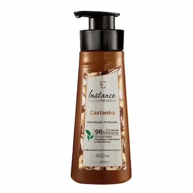 EUDORA INSTANCE CASTANHARIAS CASTANHA - LOçãO HIDRATANTE CORPORAL 400ML