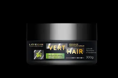 MáSCARA BIO VERT - ÓLEO DE ARGAN E MANTEIGA DE KARITé