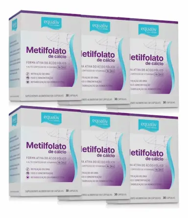 KIT 6X METILFOLATO 30 CAPS EQUALIV