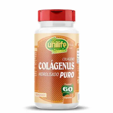 COLáGENO HIDROLISADO PURO 60 CáPSULAS 450MG UNILIFE