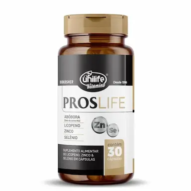 PROSLIFE ÓLEO DE SEMENTE DE ABóBORA 30 CáPSULAS 750MG UNILIFE