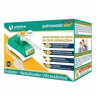 INALADOR NEBULIZADOR ULTRASSôNICO PULMOSONIC STAR - SONICLEAR