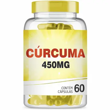 CURCUMA LONGA CURCUMINA 450MG COM 60 CáPSULAS EXTRA FORMULAS