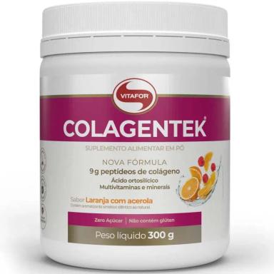 COLAGENTEK LARANJA COM ACEROLA POTE 300G VITAFOR