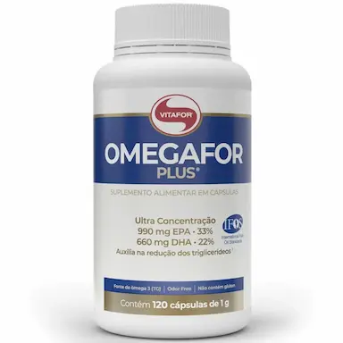 ÔMEGA 3 - OMEGAFOR PLUS 120 CáPSULAS VITAFOR