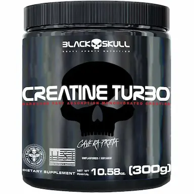 CREATINA BLACK SKULL CREATINE TURBO CREATINA EM POTE DE 300G