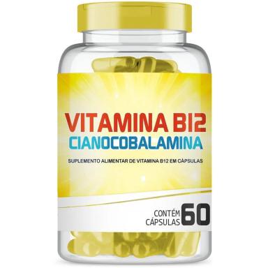 VITAMINA B12 CIANOCOBALAMINA COM 60 CáPSULAS