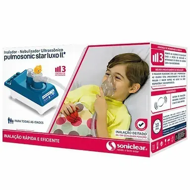NEBULIZADOR / INALADOR ULTRA-SôNICO PULMOSONIC STAR LUXO II