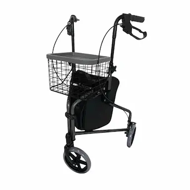 ANDADOR TRICICLO EM ALUMíNIO COM CESTO SC301 - HIDROLIGHT