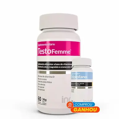 TESTOFEMME FóRMULA FEMININA - INOVE NUTRITION  - GANHE 01 TRIPTOFANO 190MG