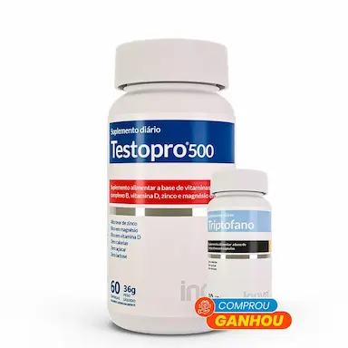 TESTOPRO 500 FóRMULA MASCULINA - INOVE NUTRITION - GANHE 01 TRIPTOFANO 190MG