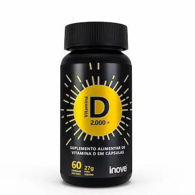 VITAMINA D 2000 UI INOVE NUTRITION 60 CAPS