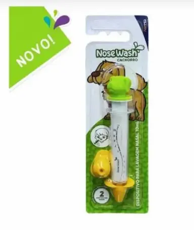 SERINGA LAVAGEM NASAL INFANTIL NOSEWASH CACHORRO