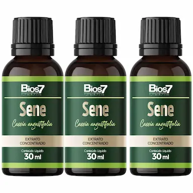 KIT 3X SENE EM GOTAS EXTRATO CONCENTRADO 30ML - BIOS7