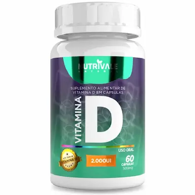 VITAMINA D3 (COLECALCIFEROL) 2.000UI 60 CáPSULAS - NUTRIVALE