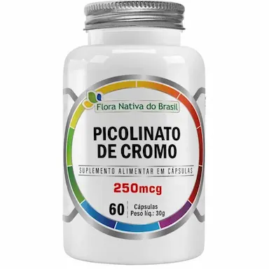 Picolinato de Cromo 60 cápsulas - Flora Nativa