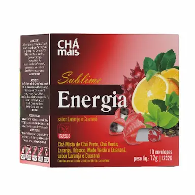 CHá MISTO SUBLIME ENERGIA 10 SACHêS - CHá MAIS