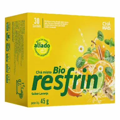 CHá MISTO PARA RESFRIADO BIO RESFRIN  30 SACHêS - CHá MAIS