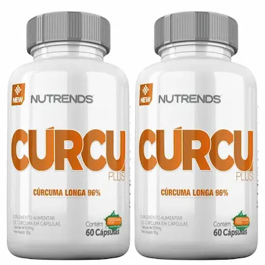 KIT 2X CURCU PLUS ( CúRCUMA 95% ) 60 CáPSULAS - NUTRENDS