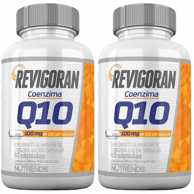 KIT 2X REVIGORAN COENZIMA Q10 100MG 60 CáPSULAS - NUTRENDS