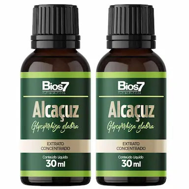 KIT 2X ALCAçUZ EM GOTAS EXTRATO CONCENTRADO 30ML - BIOS7