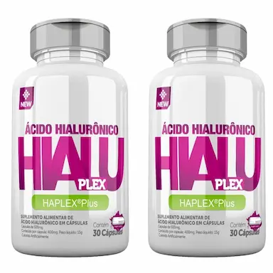 KIT 2X HIALUPLEX ( ÁCIDO HIALURôNICO HAPLEX® PLUS) 30 CáPSULAS - NUTRENDS