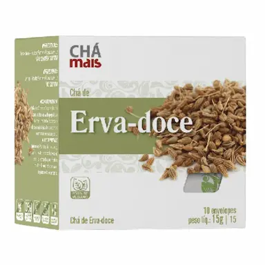 CHá DE ERVA-DOCE 10 SACHêS - CHá MAIS